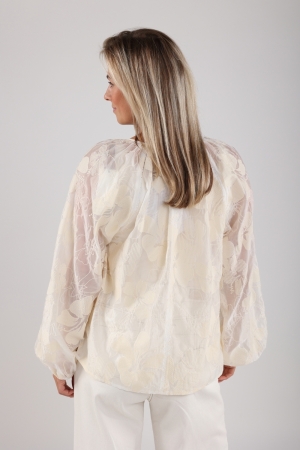 NUKUS Yoni Top Embroidery 56 off white