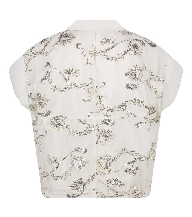 NUKUS Catalina Blouse Paillet 17 off white