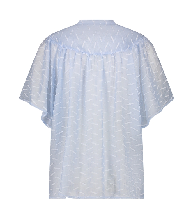 NUKUS Bianca Blouse 46 sky