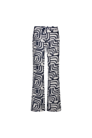 NUKUS Josephine Pants 219 offwhite/navy