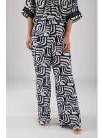 NUKUS Josephine Pants 219 offwhite/navy