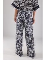 NUKUS Josephine Pants 219 offwhite/navy