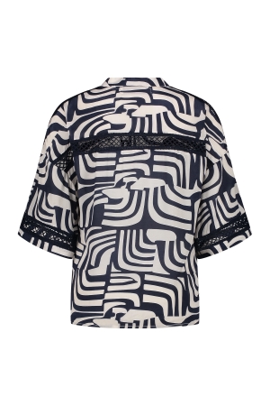 NUKUS Nina Top 219 offwhite/navy