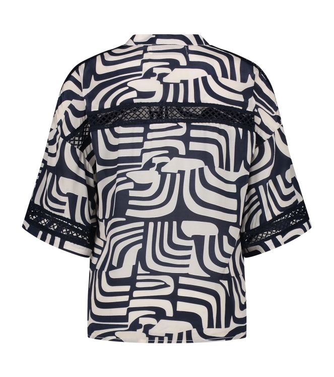 NUKUS Nina Top 219 offwhite/navy