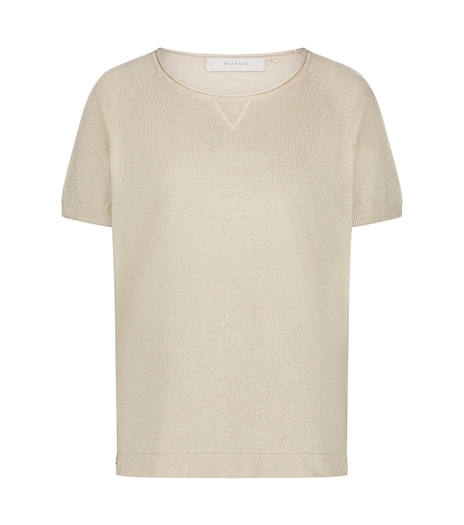 NUKUS Anita Top Lurex 9 sand