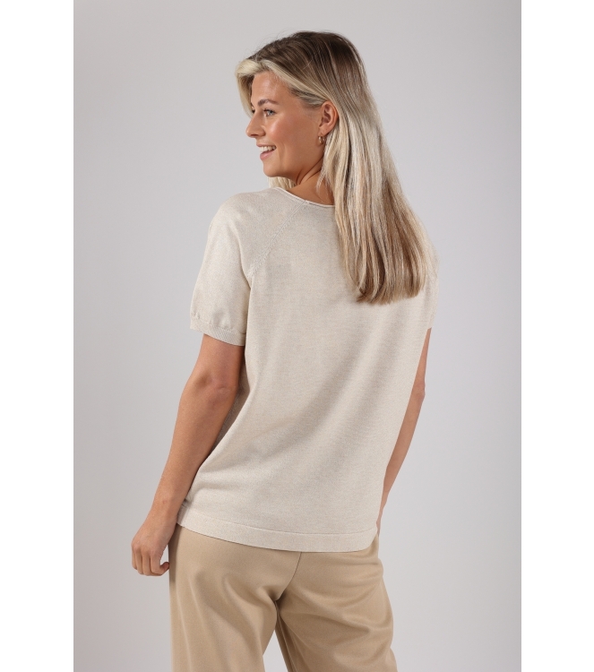 NUKUS Anita Top Lurex 9 sand
