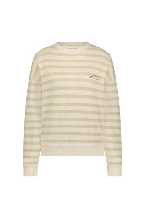 NUKUS Noa Pullover Stripes 131 offwhite/sand