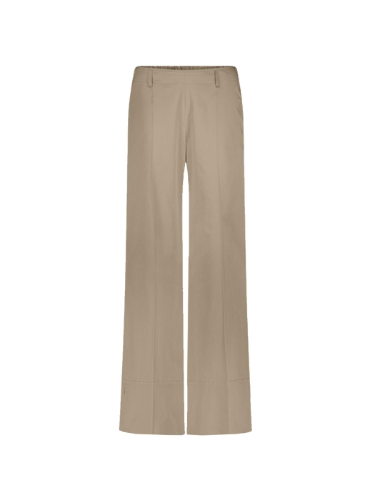 Summum Woman Trousers long cotton stretch 707 Sesame
