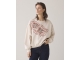 Summum Woman Long sleeve embellished sweatshirt 702 Pebble beige
