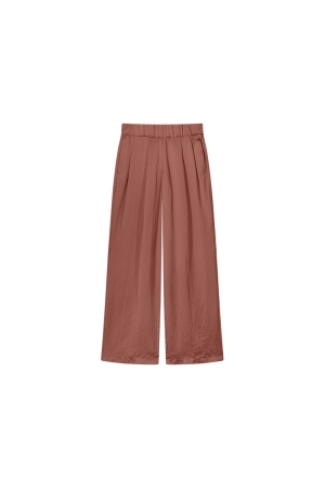 Summum Woman Trousers heavy silky touch 505 Sephia Blush