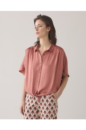 Summum Woman Blouse batsleeves silky touch 505 Sephia Blush