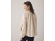 Summum Woman Long sleeve top Linen Heavy Embroidery 702 Pebble beige