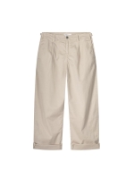 Summum Woman Cocoon chino pant lt wt aurora twill 702 Pebble beige