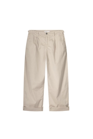 Summum Woman Cocoon chino pant lt wt aurora twill 702 Pebble beige