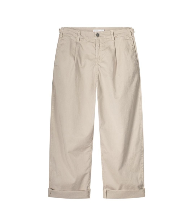 Summum Woman Cocoon chino pant lt wt aurora twill 702 Pebble beige