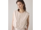 Summum Woman Gilet summer plain weave 702 Pebble beige