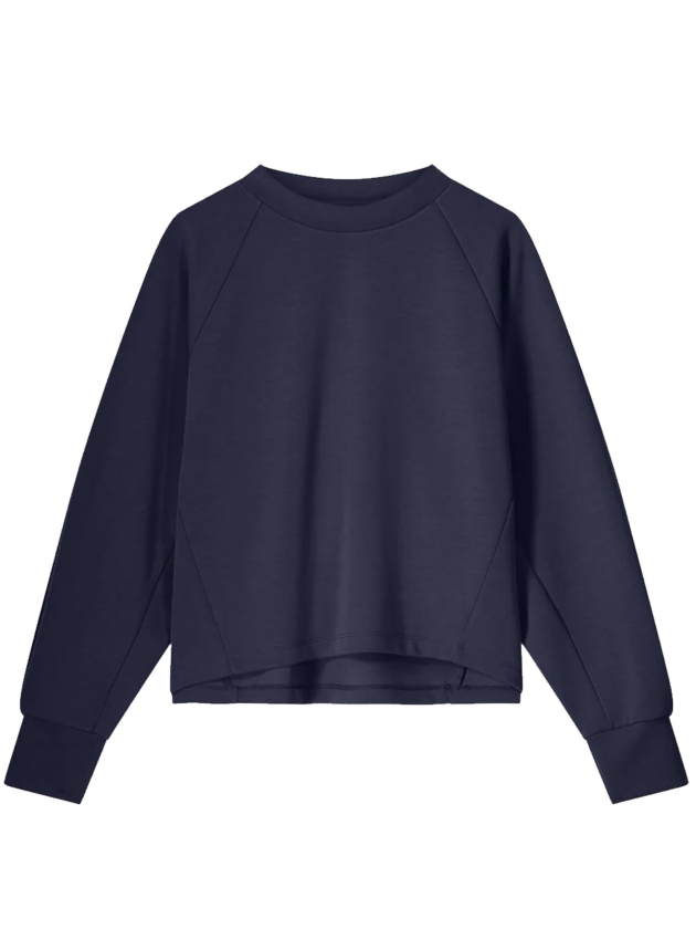 Summum Woman Longsleeve top Soft Scuba 480 Navy noir