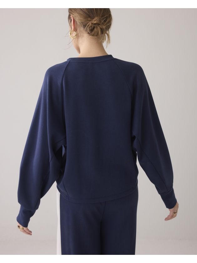 Summum Woman Longsleeve top Soft Scuba 480 Navy noir