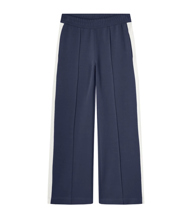 Summum Woman Wide leg pants Soft Scuba 480 Navy noir