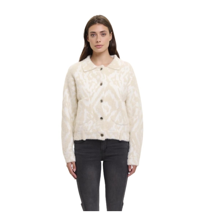 Rino en Pelle Boxy jacket 10824 birch ikat