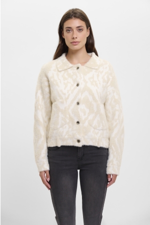 Rino en Pelle Boxy jacket 10824 birch ikat