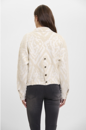 Rino en Pelle Boxy jacket 10824 birch ikat