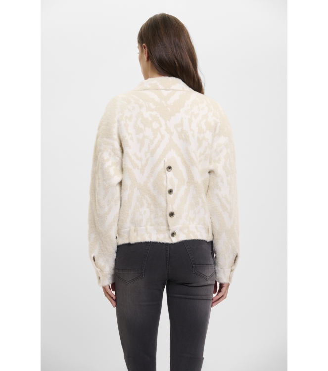 Rino en Pelle Boxy jacket 10824 birch ikat