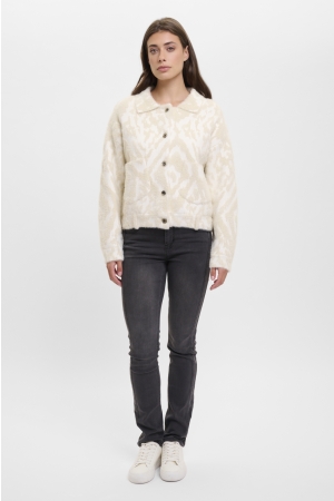 Rino en Pelle Boxy jacket 10824 birch ikat