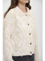Rino en Pelle Boxy jacket 10824 birch ikat