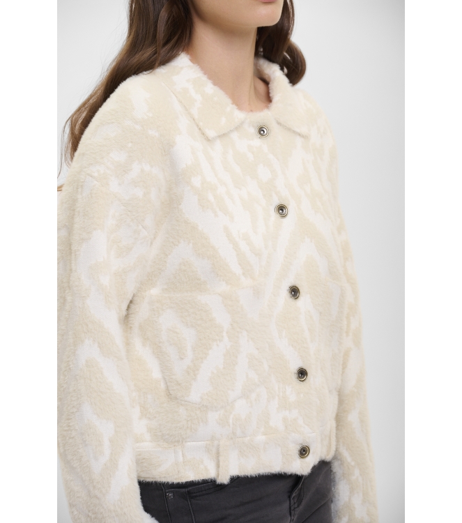 Rino en Pelle Boxy jacket 10824 birch ikat