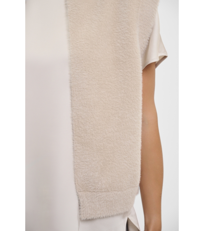 Rino en Pelle Short waistcoat 10509 stone