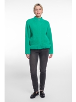Rino en Pelle Jacket with rib collar 10807 clover green