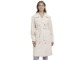 Rino en Pelle Faux leather double breasted trenchcoat 9030 birch