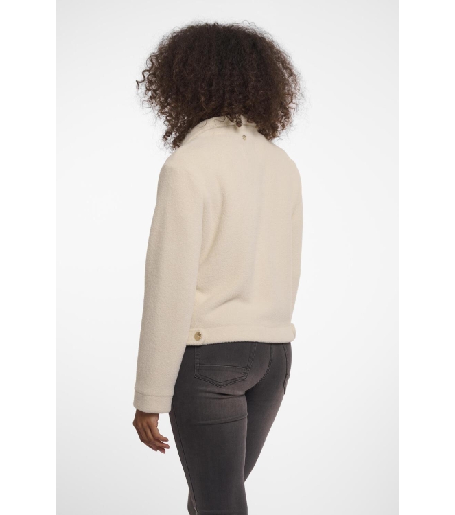 Rino en Pelle Boxy jacket with lapel collar 9030 birch