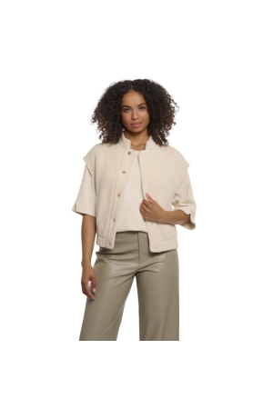 Rino en Pelle Boxy waistcoat 9030 birch