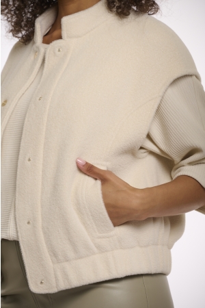 Rino en Pelle Boxy waistcoat 9030 birch