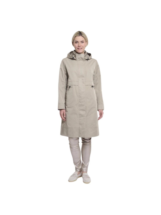 Rino en Pelle Parka with detachable hood 10812 dusty khaki