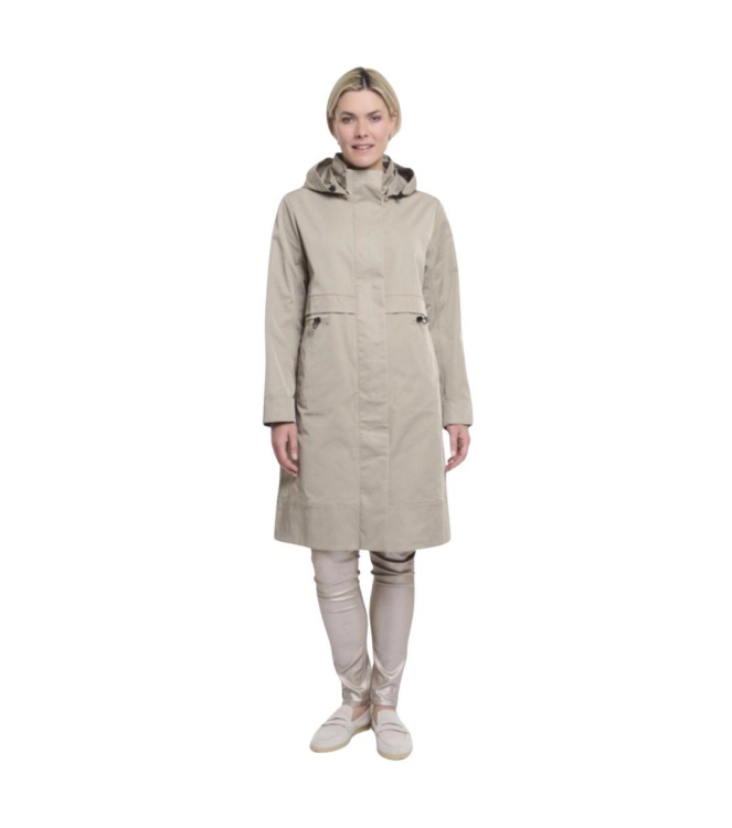 Rino en Pelle Parka with detachable hood 10812 dusty khaki