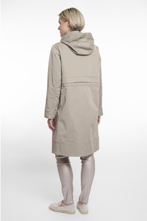 Rino en Pelle Parka with detachable hood 10812 dusty khaki
