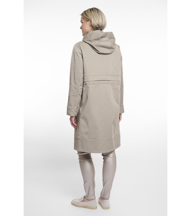 Rino en Pelle Parka with detachable hood 10812 dusty khaki