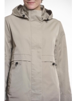Rino en Pelle Parka with detachable hood 10812 dusty khaki