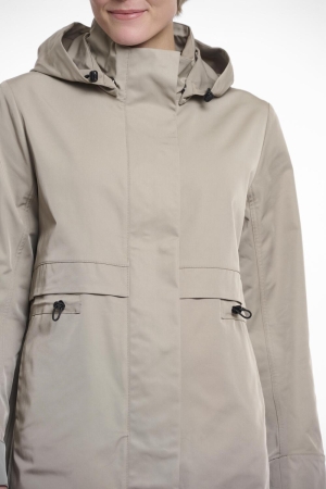 Rino en Pelle Parka with detachable hood 10812 dusty khaki