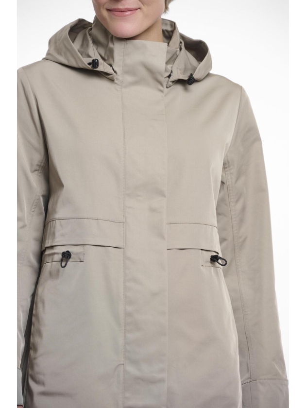 Rino en Pelle Parka with detachable hood 10812 dusty khaki