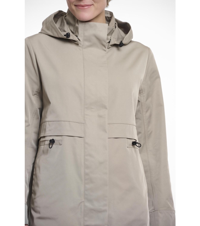 Rino en Pelle Parka with detachable hood 10812 dusty khaki