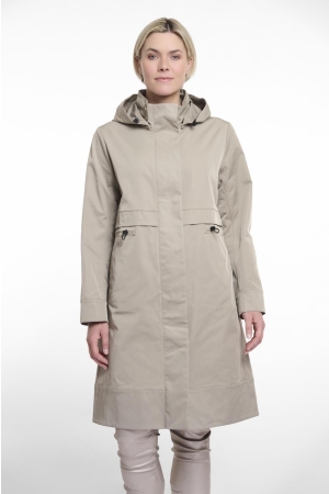 Rino en Pelle Parka with detachable hood 10812 dusty khaki