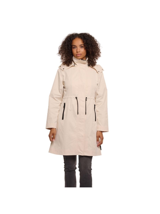 Rino en Pelle Medium length parka with detachable hood 9030 birch