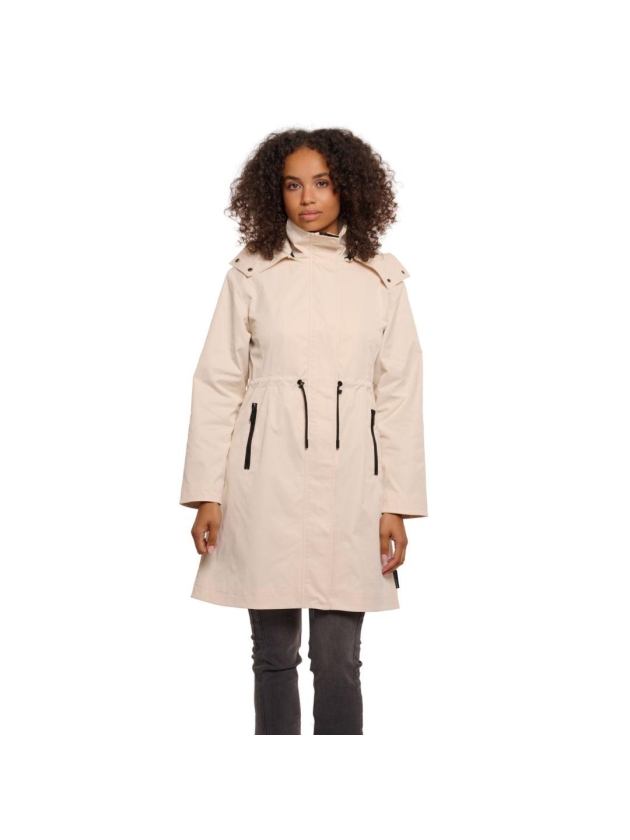 Rino en Pelle Medium length parka with detachable hood 9030 birch