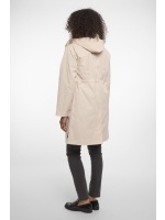 Rino en Pelle Medium length parka with detachable hood 9030 birch