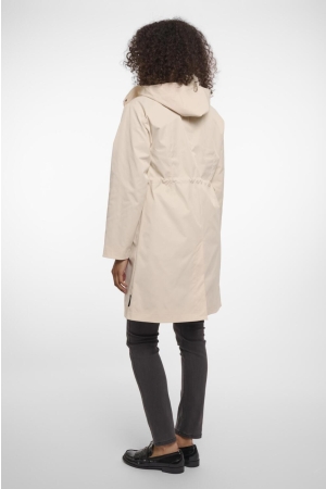 Rino en Pelle Medium length parka with detachable hood 9030 birch