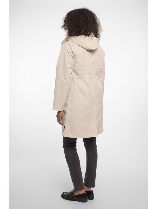 Rino en Pelle Medium length parka with detachable hood 9030 birch